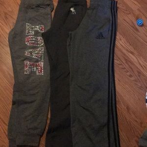 abercrombie and adidas sweats